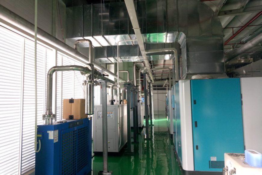Cung cấp lắp đặt phòng máy nén khí  giai đoạn 1 cho nhà máy MCNEX VINA- Ninh Bình